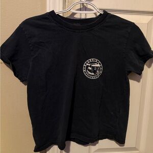 Brandy Melville Navy Short Sleeve